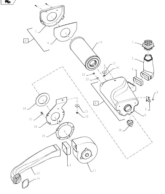 255237A2 - Воздуховод конд. TGT8./Mg.